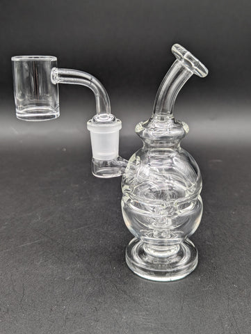 Mini Fab Egg Dab Rig w/ Showerhead 5.5"