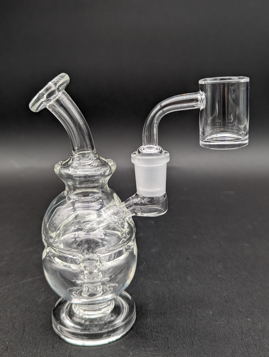 Mini Fab Egg Dab Rig w/ Showerhead 5.5
