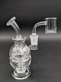 Mini Fab Egg Dab Rig w/ Showerhead 5.5"