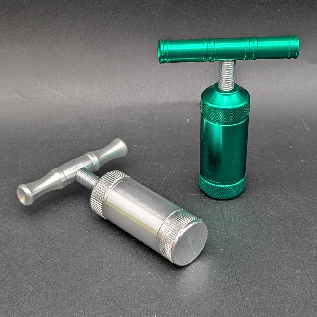 tobacco press Mini T-Style Aluminum Pollen Press – Avernic Smoke Shop tobacco press Mini T-Style Aluminum Pollen Press – Avernic Smoke Shop