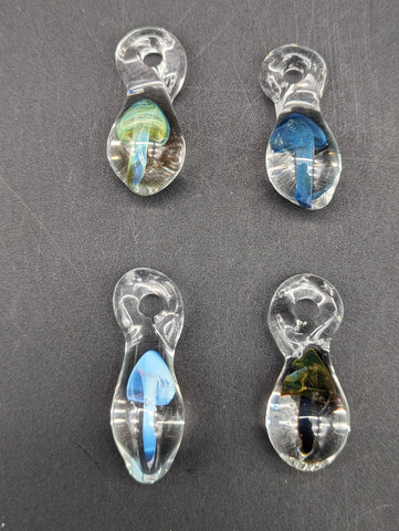 Mushroom Teardrop Pendants - Reading Glass Militia