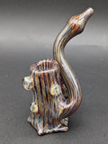 Mushroom Tree Standing Bubbler - By Homie G Glass