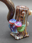 Mushroom Tree Standing Bubbler - By Homie G Glass