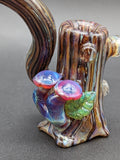 Mushroom Tree Standing Bubbler - By Homie G Glass