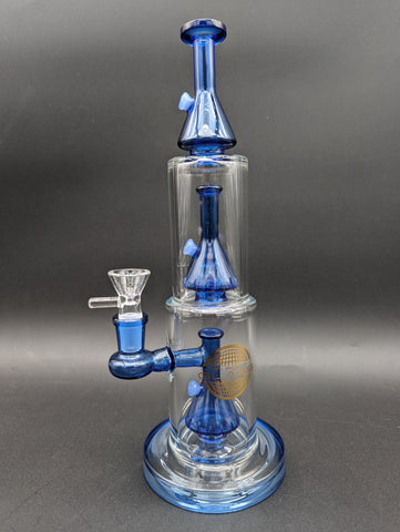 On Point Glass - 11" Premium Twin Beaker Water Pipe