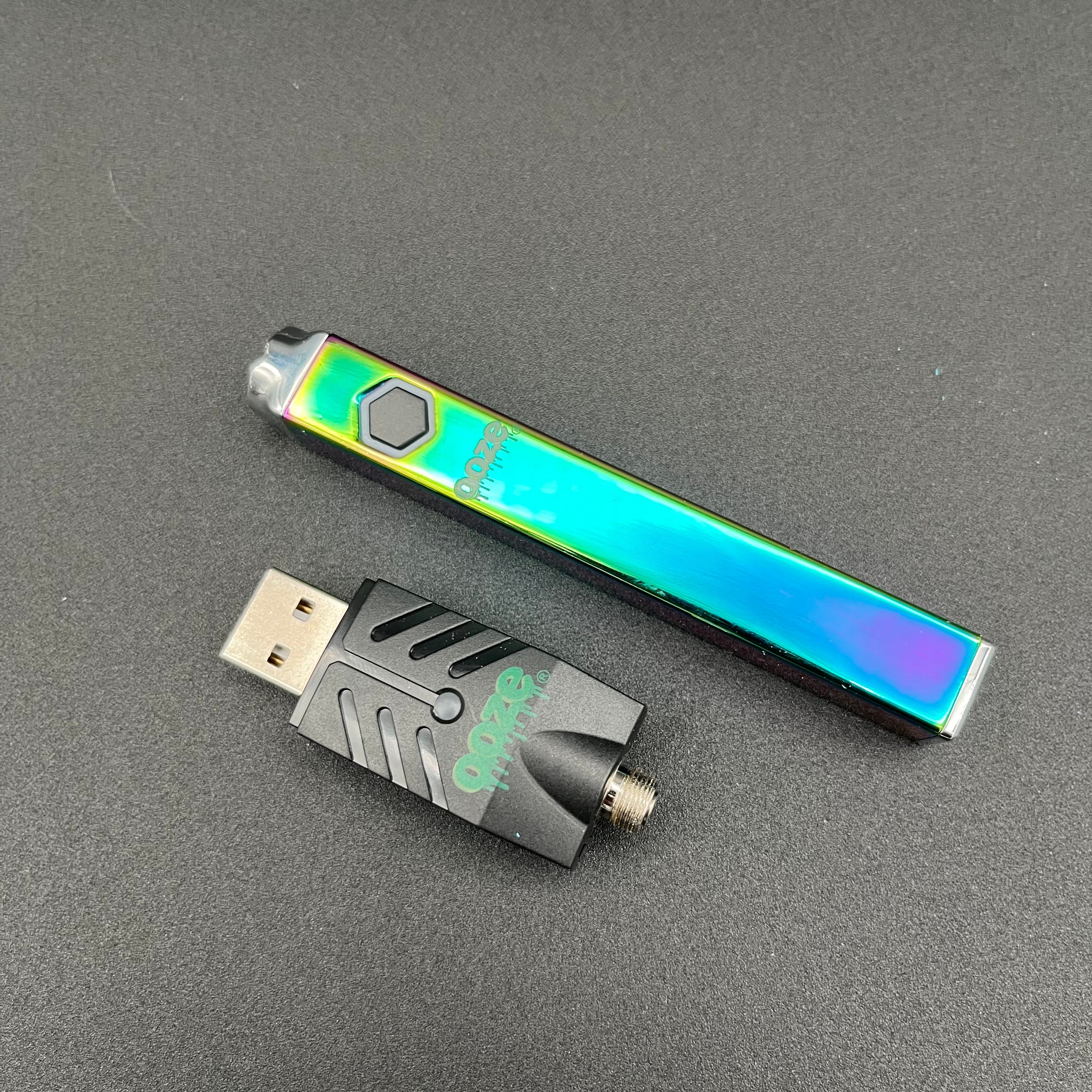 ドンペイン Ooze Quad Flex Temp Square Vape Pen 510 Battery w/ Charger