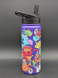 Ooze Stainless Steel 18oz Water Bottle with Straw