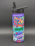 Ooze Stainless Steel 18oz Water Bottle with Straw