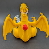 Orange Fire Dragon Silicone Bubbler