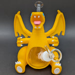 Orange Fire Dragon Silicone Bubbler