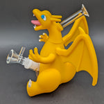 Orange Fire Dragon Silicone Bubbler