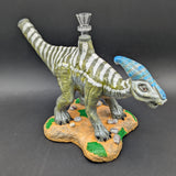 Parasaurolophus Dinosaur Bong - Glass and Resin