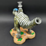 Parasaurolophus Dinosaur Bong - Glass and Resin