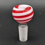 Peppermint Swirl Bowl Slide 14mm-Avernic Smoke Shop