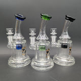 Phoenix 6.5" Tree Perc Mini Bong-Avernic Smoke Shop