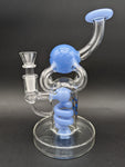 Phoenix 8" Hollow Foot Coil Recycler Bong