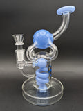 Phoenix 8" Hollow Foot Coil Recycler Bong