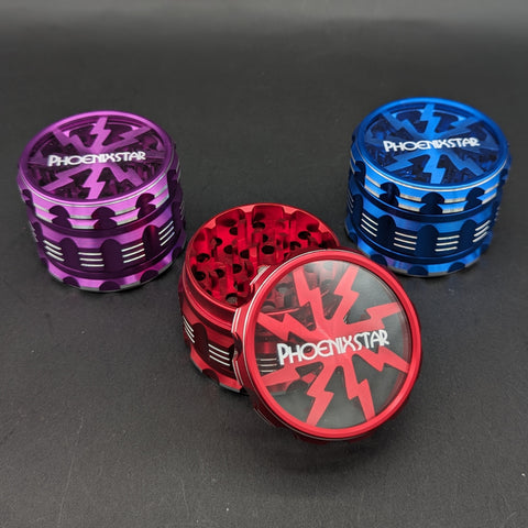 Phoenix Full Color Gripped Lightning Grinders