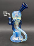 Phoenix Fumed 7" Marble Recycler Dab Rig-Avernic Smoke Shop