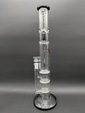 Phoenix Glass 17.5" Triple Honeycomb Straight Tube