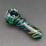 Phoenix Glass 4" Metallic Swirl Screened Pipe