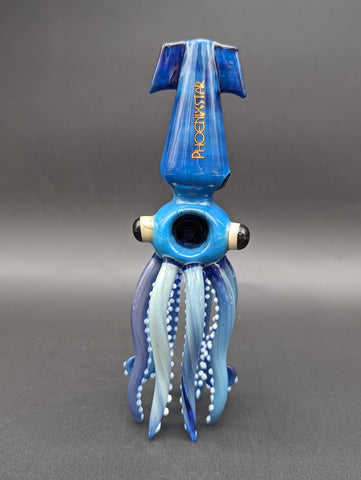 Phoenix Glass 7" Squid Novelty Pipe