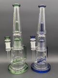 Phoenix Glass Dual Perc Recycler Cone Tube