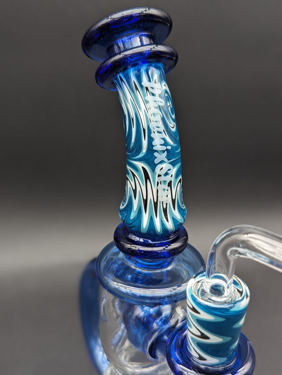 Loop Dap Rig Phoenix Glass Wig Wag Loop Dab Rig – Avernic Smoke Shop