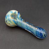 Phoenix Silver Fumed Color Swirl Pipe