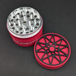 Phoenix Star Wheel Spoke Aluminum Herb Grinders 63mm