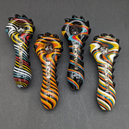 Phoenix Worked Studded Pipe w/ Screen-Avernic Smoke Shop