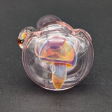 Pink Mushroom Spoon Pipe - Reading Glass Militia