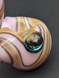 Pink Swirl Sherlock Pipe - Reading Glass Militia