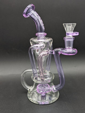 Pulsar 4-Tube Recycler Water Pipe | 9"