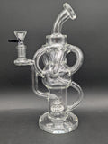Pulsar 6-Arm Recycler Glass Water Pipe | 10"-Avernic Smoke Shop