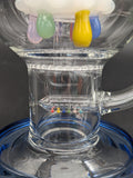 Pulsar Acid Rainbows Bubble Base Glass Water Pipe | 12.75"-Avernic Smoke Shop