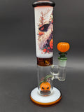 Pulsar Anime Halloween Straight Tube Glass Water Pipe | 9.75"