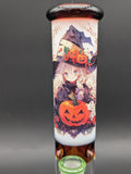 Pulsar Anime Halloween Straight Tube Glass Water Pipe | 9.75"