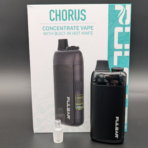 how hot is vape smoke Pulsar Chorus Concentrate Vaporizer + Mini Hot Knife