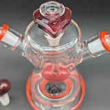 Pulsar Date Night: Part 2 Dual Neck Glass Water Pipe | 8.5"