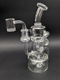 Pulsar Debonaire Diamond Triple Perc Glass Recycler Dab Rig | 9"