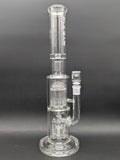 Pulsar Double Chamber Rocket Perc Bong 15"-Avernic Smoke Shop