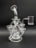 Pulsar Dual Recycler Glass Dab Rig | 7.75" | 14mm