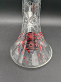 Pulsar Eyes of 100 Beaker Glass Water Pipe | 8.75"