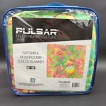 Pulsar Fleece Throw Blanket | 60"x50" | Watchful Mushrooms