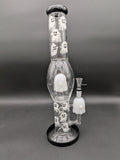 Pulsar Glow In the Dark Ghosty Glass Bong| 15.25"