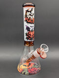 Pulsar Halloween Scene Glass Beaker Water Pipe | 9.5" | 14mm