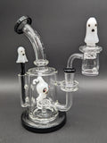 Pulsar Haunted Ghosts Glass Dab Rig Set | 8" | 14mm