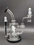 Pulsar Haunted Ghosts Glass Dab Rig Set | 8" | 14mm