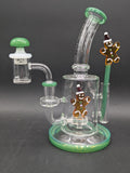 Pulsar Holidaze Series Glass Dab Rig Set | Gingerbread Man | 8.25"